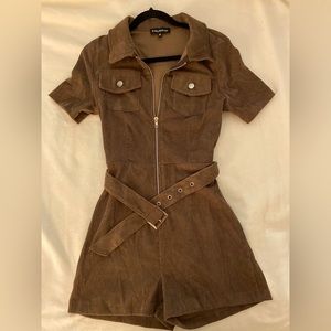 SHEIN XS Corduroy Romper